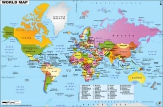 Large World Map
