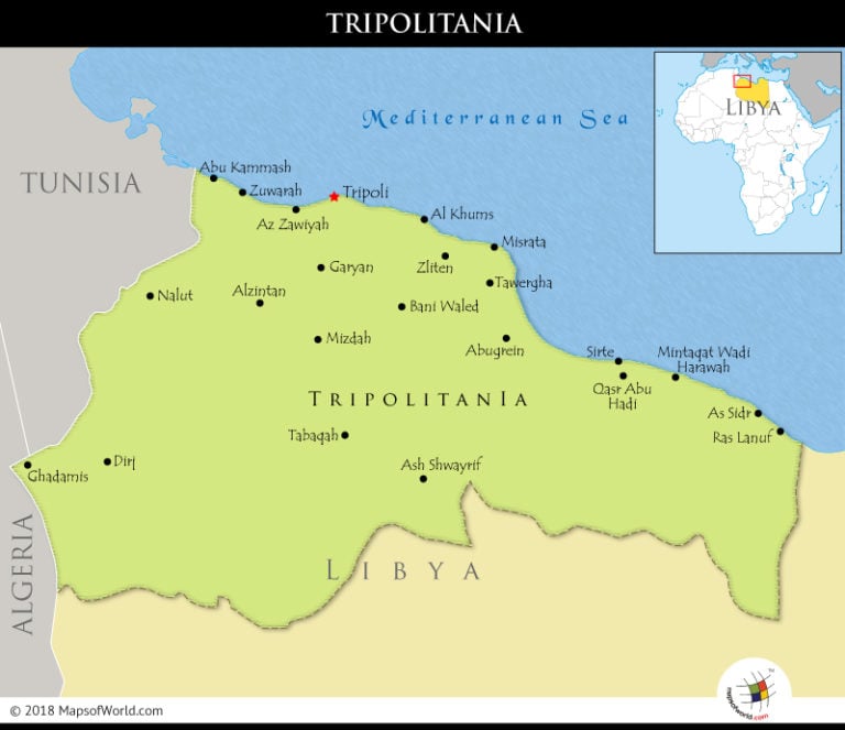 The Historic Region Of Tripolitania Answers