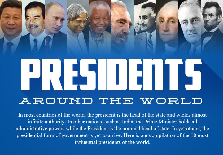 Ten Most Influential Presidents of the World