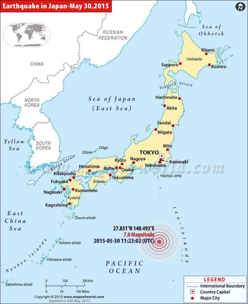 Earthquake Japan 96