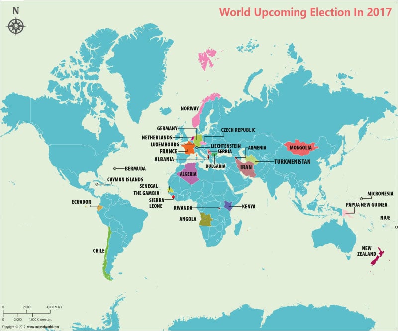 2019 Elections Map