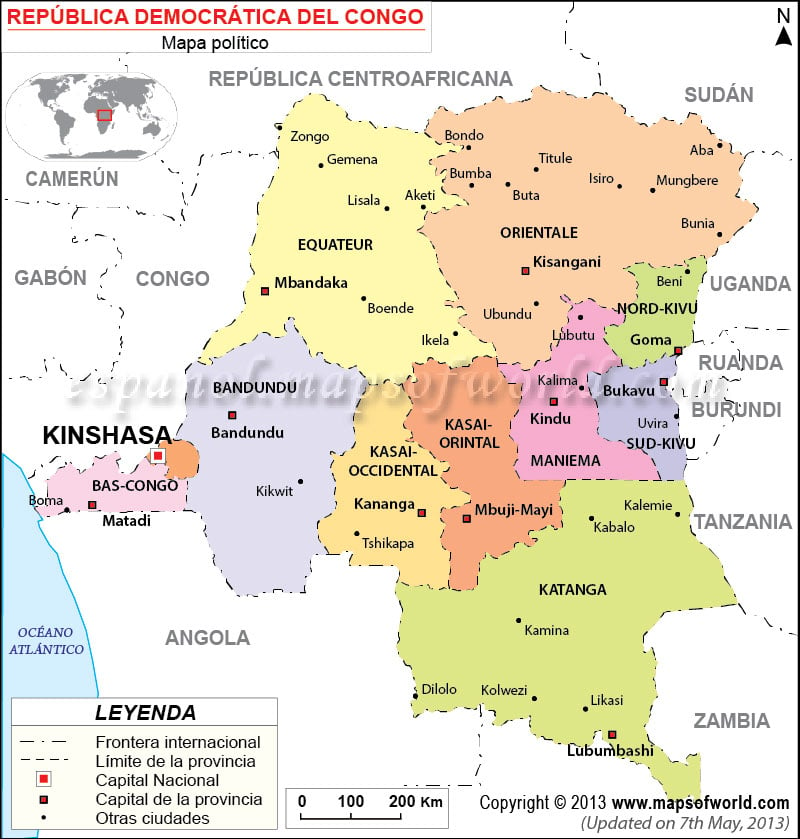 Gloria Vapor Pebish Congo Mapa Planisferio Propuesta Alternativa