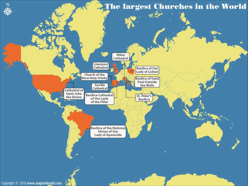 The Largest Churches in the world Our World