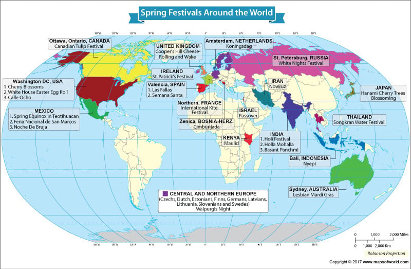 Spring festivals around the world
