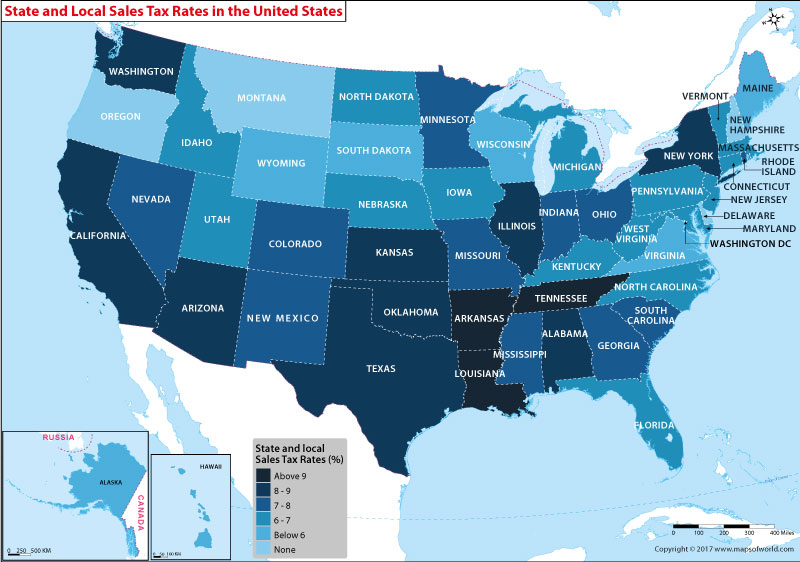 How Many Sales Tax Rates In The Us