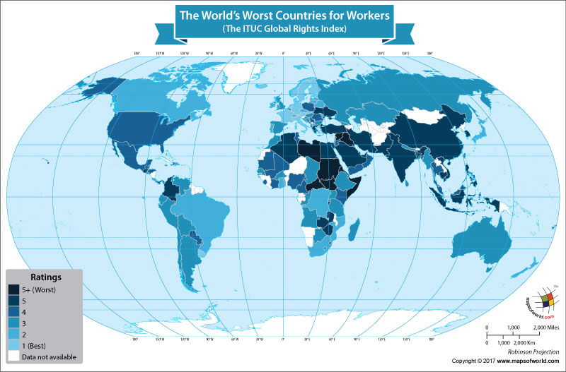 The Best And Worst Countries For Workers - Our World