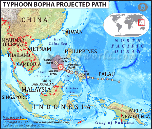 Typhoon Pablo (Bopha) in Philippines