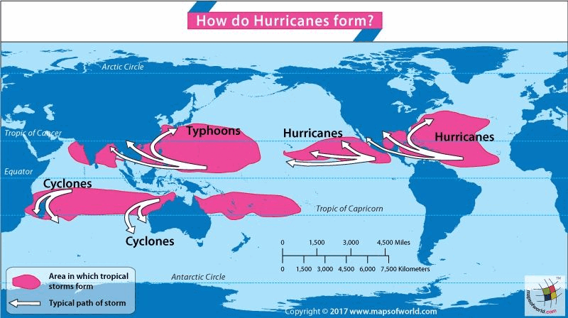 Hurricane Map