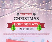 Infographic on Best Christmas Lights Displays