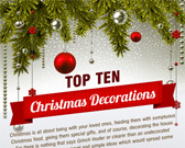 Infographic on Christmas Decorations
