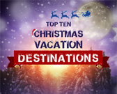 Infographic on Christmas Vacation Destinations