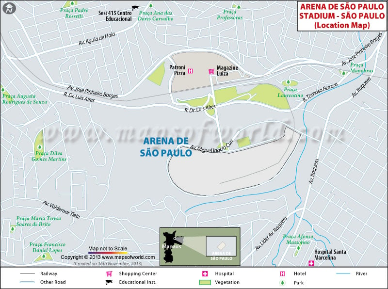 Where is Arena de São Paulo