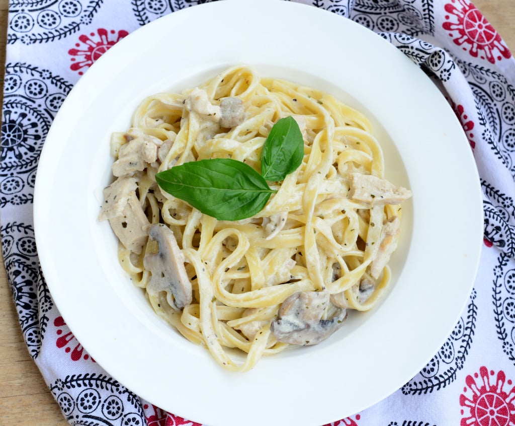 Chicken And Mushroom Fettuccine Alfredo Ingredients Recipe 