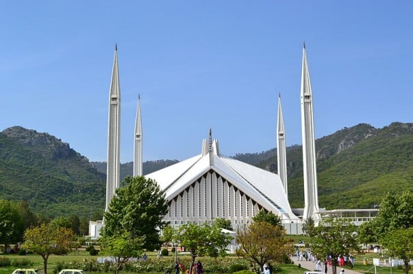 Faisal Mosque at Islamabad, Pakistan