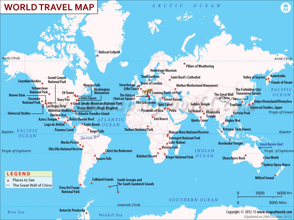 World Traveller Map Game