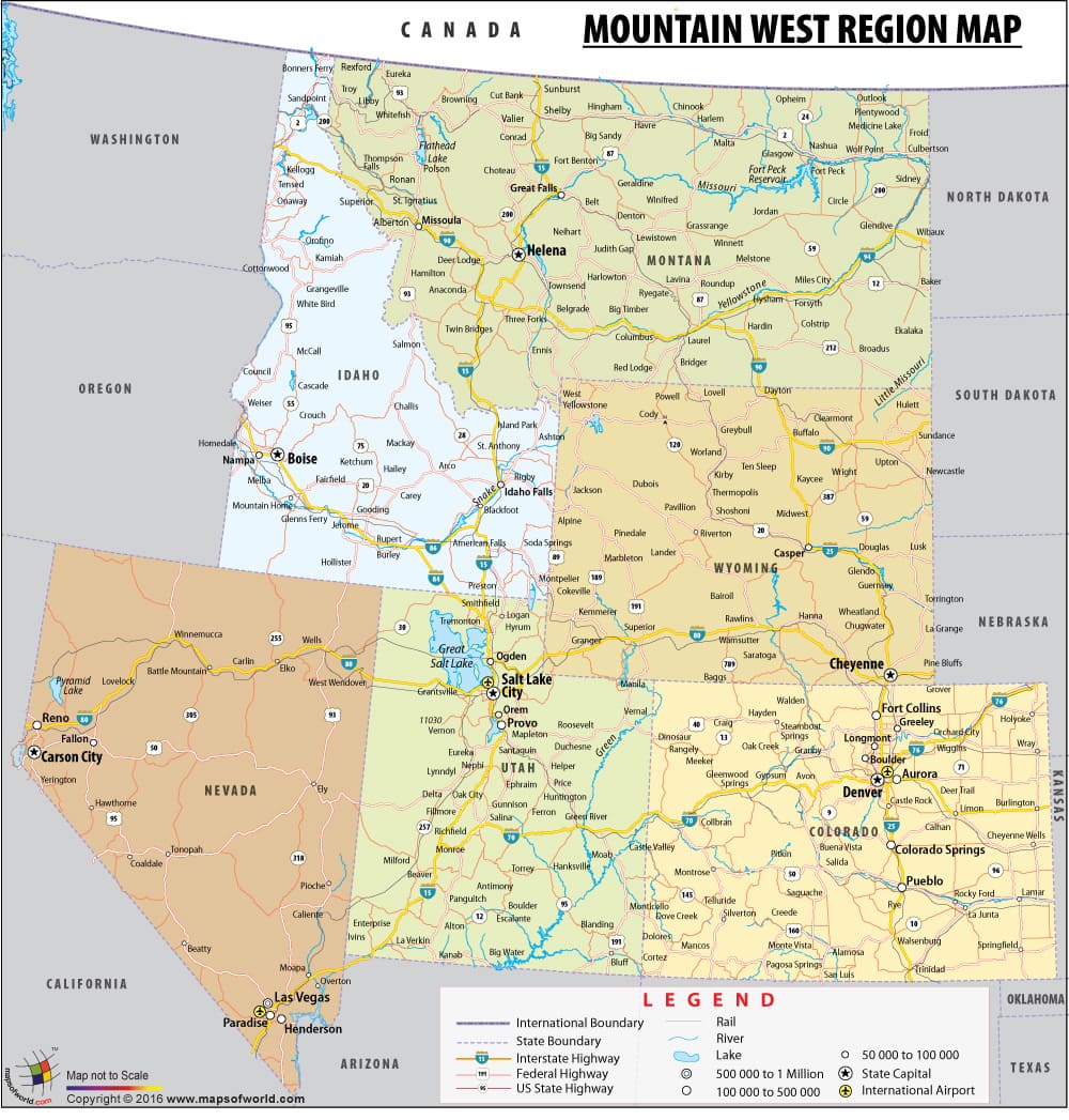 West Region Map