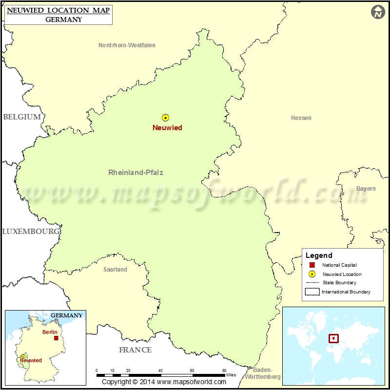 Where is Neuwied | Location of Neuwied in Germany Map