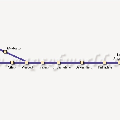 California High Speed Rail Map