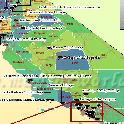 California State University Map