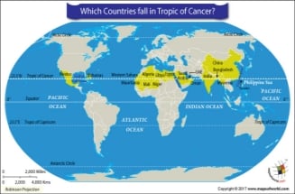 Tropic of Cancer Map