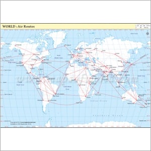 World Flight Map