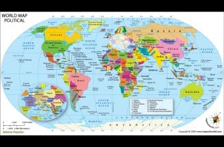 World Map with Countries
