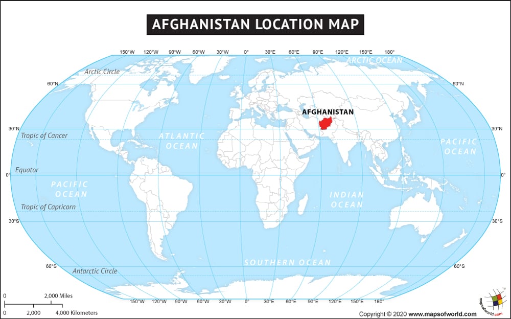 Where is Afghanistan located?