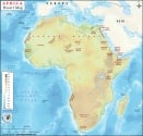 African Deserts Map