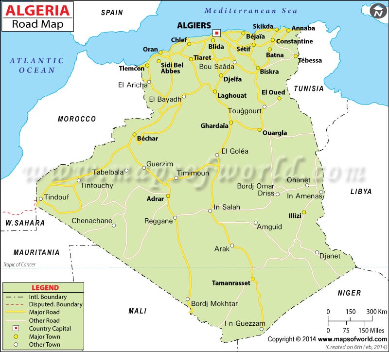 Algeria Road Map