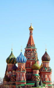 Saint Basil’s Cathedral, also known as the Cathedral of the Protection of Most Holy Theotokos on the Moat, is a Russian Orthodox Cathedral and Russia’s most famous attraction.