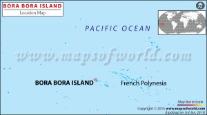 Bora Bora Location Map