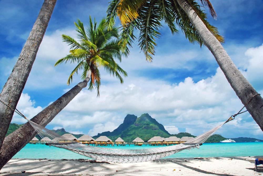 View of Bora Bora Island, French Polynesia