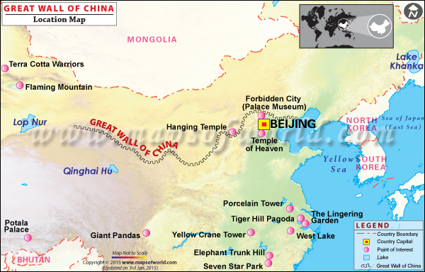 Great Wall Of China Travel Information About Location Facts Map Tickets Entry Hours