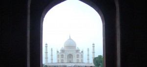 Taj Mahal from the window