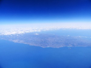 Aerial view of the Jeju Island