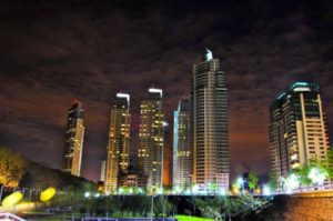 Puerto Madero at night