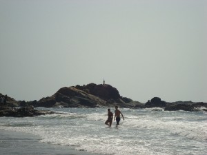 Calangute beach of Goa, India