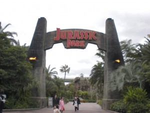 Jurassic Park Ride at Universal Studio Japan