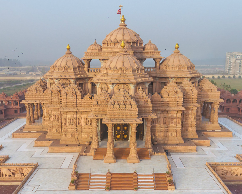 Akshardham Temple in Delhi