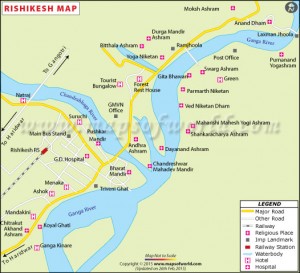 Rishikesh Location Map