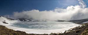 Blue Lake at Tongariro National Park