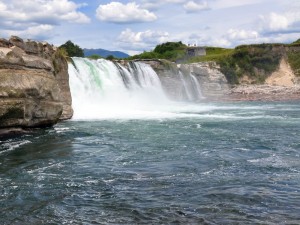 Maruia Falls in New Zealand