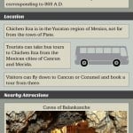 Chichen Itza Mexico Infographics
