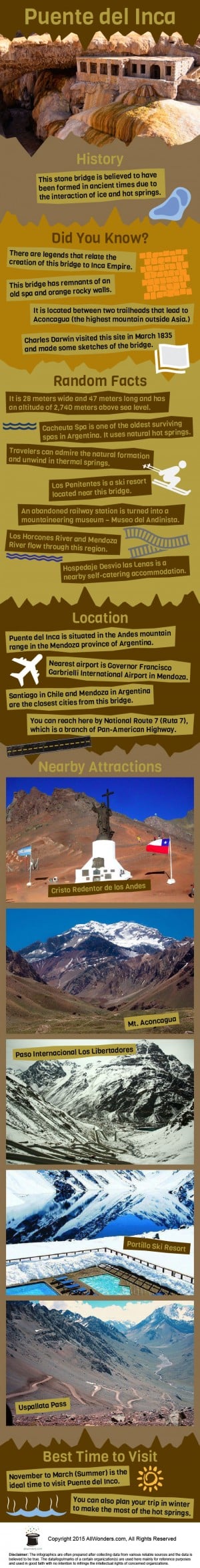 Puente Del Inca Infographic