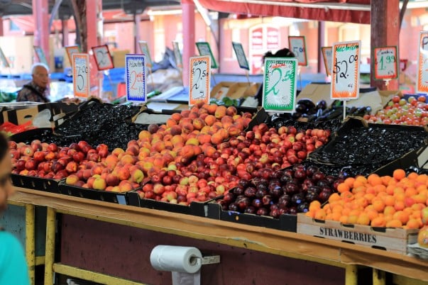 Fruit stalls at Queen Victoria Market