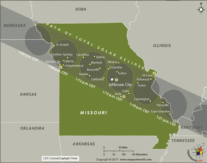 Best places in Missouri to view Solar Eclipse