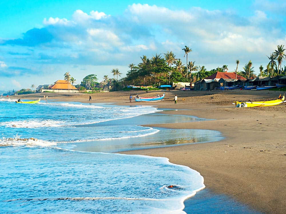 Canggu Beach at Bali, Indonesia