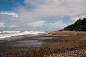 Beach at Dominical in Costa Rica