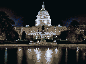 The US Capitol Building at Washington D.C., USA