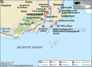 Location Map of Corcovado